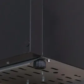 GastroHero Getränkekühlschrank GKS-160 Slim, 160 L Kühlvolumen, LED-Innenbeleuchtung, schwarz,