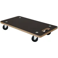 Wellhome Transportwagen, mit rutschfester MDF-Platte 58x29x9,5cm