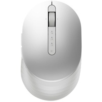 Dell MS7421W Premier Rechargeable Wireless Mouse, Platinum Silver, USB/Bluetooth