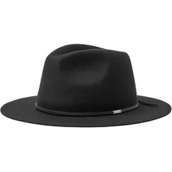 Brixton Wesley Fedora Hut, schwarz, Größe M