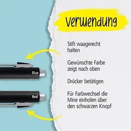 Online Schreibgeräte Kugelschreiber Multipen Blau 0,6 mm 1 St.