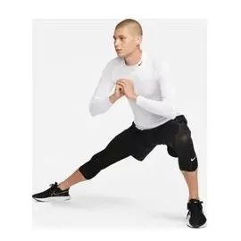 Nike Pro Dri-FIT Fitness 3/4-Tights Herren 010 black/white L