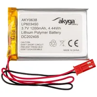 Akyga LP603450 Akkupack x Spezial-Akku LiPo 3.7 V 1200