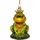 SIKORA Frosch mit Krone besondere Weihnachtskugel Glas Christbaumschmuck Deko Figur Weihnachten Anhänger Ornament - Meisterstücke - BS748