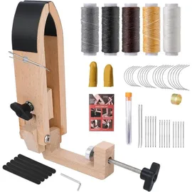 luxuskollektion Leder-Nähpony Tisch Schreibtisch Nähen DIY Handnähen Zubehör Kit