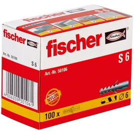 Fischer Dübel S 6 100 Stück