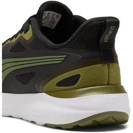 Puma Softride Cosmic Street Sliptech Herren Schwarz/Olivgrün 41