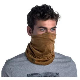 Buff Lightweight Merino Wool Nackenwärmer - Solid Mustard - One Size