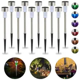 Relaxdays Solarleuchte 10er Set,