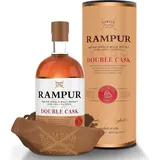 rampur whisky Rampur Double Cask Indian Single Malt Whisky 45% Vol. 0,7l in Geschenkbox mit Säckchen