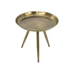 Concept Inda Beistelltisch Stahl-Aluminium Gold - gold
