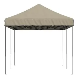 vidaXL Partyzelt Faltbar Pop-Up Taupe 580x292x315 cm