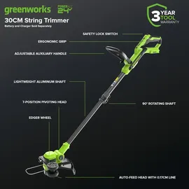 Greenworks ST24B07-01 ohne Akku