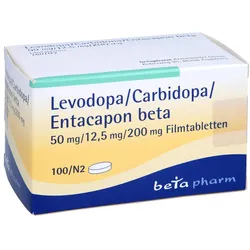 LEVODOPA/Carbidopa/Entacapon beta 50/12,5/200 100 St