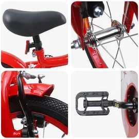 vidaXL Kinderfahrrad 12 Zoll Farbe Rot