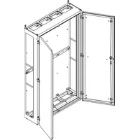 ABN Standgehäuse geerdet IP55 BxHxT: 1090x1890x340mm - beidseitig offen