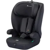 Bebeconfort Ever i-Safe, Mitwachsender Kindersitz 9-36 kg, 15 M.–12 J., 76–150cm, Kindersitzerhöhung, R129-Sicherheit, Seitenaufprallschutz, 11 Kopfstützenpositionen, Integrierte Armlehnen, Full Black