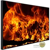 Papermoon Infrarotheizung Feuer, sehr angenehme Strahlungswärme bunt Heizkörper, Heizen Klima