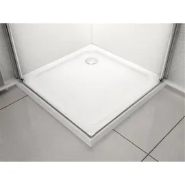Glaszentrum Hagen Hera Eck-Duschkabine links 90 x 180 cm transparent/weiß D648360641500