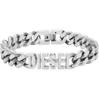 Diesel Gliederarmband Edelstahl silber DX1389040 Größe Herren
