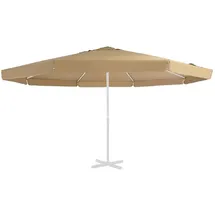 vidaXL Ersatzbezug Sonnenschirm Polyester 500 cm Taupe