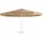 vidaXL Ersatzbezug Sonnenschirm Polyester 500 cm Taupe