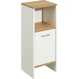 Sconto Pelipal Unterschrank 33 cm Quickset 305 Weiß Perl/Riviera Eiche