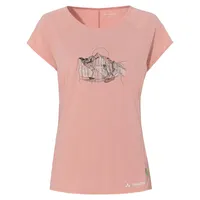 Vaude Tekoa Ii Kurzarm-t-shirt - Soft Rose - 42