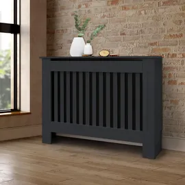 ML-Design Heizkörperverkleidung Landhausstil 112x19x82 cm Anthrazit