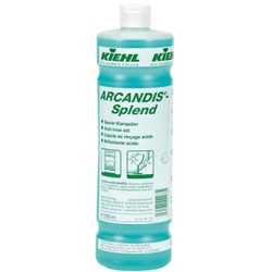 Kiehl ARCANDIS®-Splend saurer Klarspüler, Hochkonzentrierter, saurer Klarspüler für gewerbliche Geschirrspülmaschinen, 1 Flasche à 1 Liter