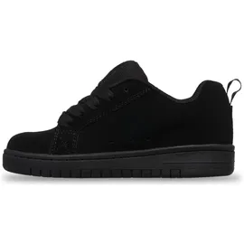 DC Shoes Court Graffik - Leather Shoes for Kids - Schuhe - Kinder - 35.5 - Schwarz,