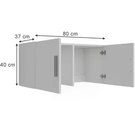 Vicco Aufsatzmodul Ingo 80 x 40 x 37 cm Weiß
