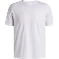 Under Armour Foundation Kurzarm-t-shirt - White Prime Pink Halo
