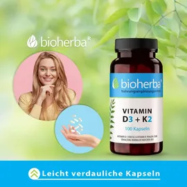 Bioherba Vitamin D3 + K2 Kapseln 100 St.