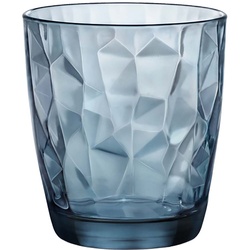 Gastro Bormioli Rocco Diamond Ocean Blue Acqua Tumbler 30,5 cl mit Füllstrich bei 20 cl, blau | Mindestbestellmenge 12 Stück