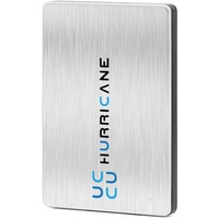 HURRICANE MD25U3 Externe Festplatte 1TB Speicher 2,5" USB 3.0 für Fotos TV Laptop PS4 PS5 Xbox kompatibel mit Windows Mac Linux - Silber
