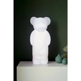 authentics Lumibär Dekoleuchte LED, Leuchtfigur in Bärenform mit Fernbedienung, Polyethylen, Weiß, 523700