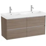 Roca Ona Schrank mit Doppelwaschtisch, 4 Auszüge,