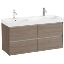 Roca Ona Schrank mit Doppelwaschtisch, 4 Auszüge,