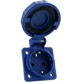 Doktorvolt Einbausteckdose 230V 16A IP67 Blau 1 St.