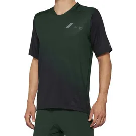 100% Herren Velotrikot Celium Kurzarm Enduro Trikot Forest Green / Black M