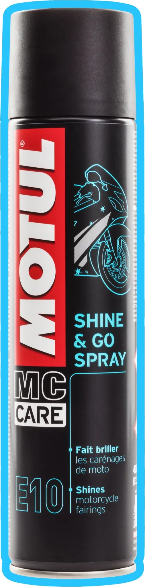 MOTUL Kunststoffreiniger E10 SHINE & GO SPRAY [0,4L] 103175 0.4l