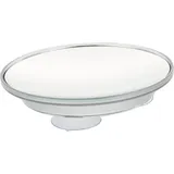 Homoyoyo Vergrößerungsspiegel Badezimmer 30-Fach Mit Saugnapf Konkaver Kosmetikspiegel Silber Ø150mm Klarer Blick Fürs Make up
