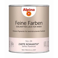 Alpina Feine Farben - Edelmatte Buntlacke für Innen | 750 ml | Freie Farbauswahl | Gebrauchsfertig