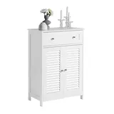 SoBuy Reign Badezimmerschrank 60 x 87 x 35 cm Weiß