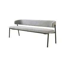 Schöner Wohnen Sitzbank OSLO Grau 200 x 80 x 56 cm