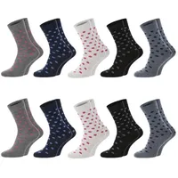 CHiLI Lifestyle Socks Lifestyle Punkte Socken 10 Paar Mehrfarbig 39-42