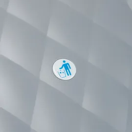 Relaxdays Einbaumülleimer 2x15 l Grau