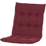 Siena Garden Sesselauflage ATRIA, 100 cm, Dessin Uni, 100% recyceltem Polyester, in verschiedenen Farben rot