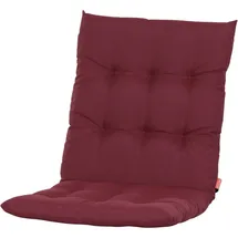 Siena Garden Sesselauflage ATRIA, 100 cm, Dessin Uni, 100% recyceltem Polyester, in verschiedenen Farben rot